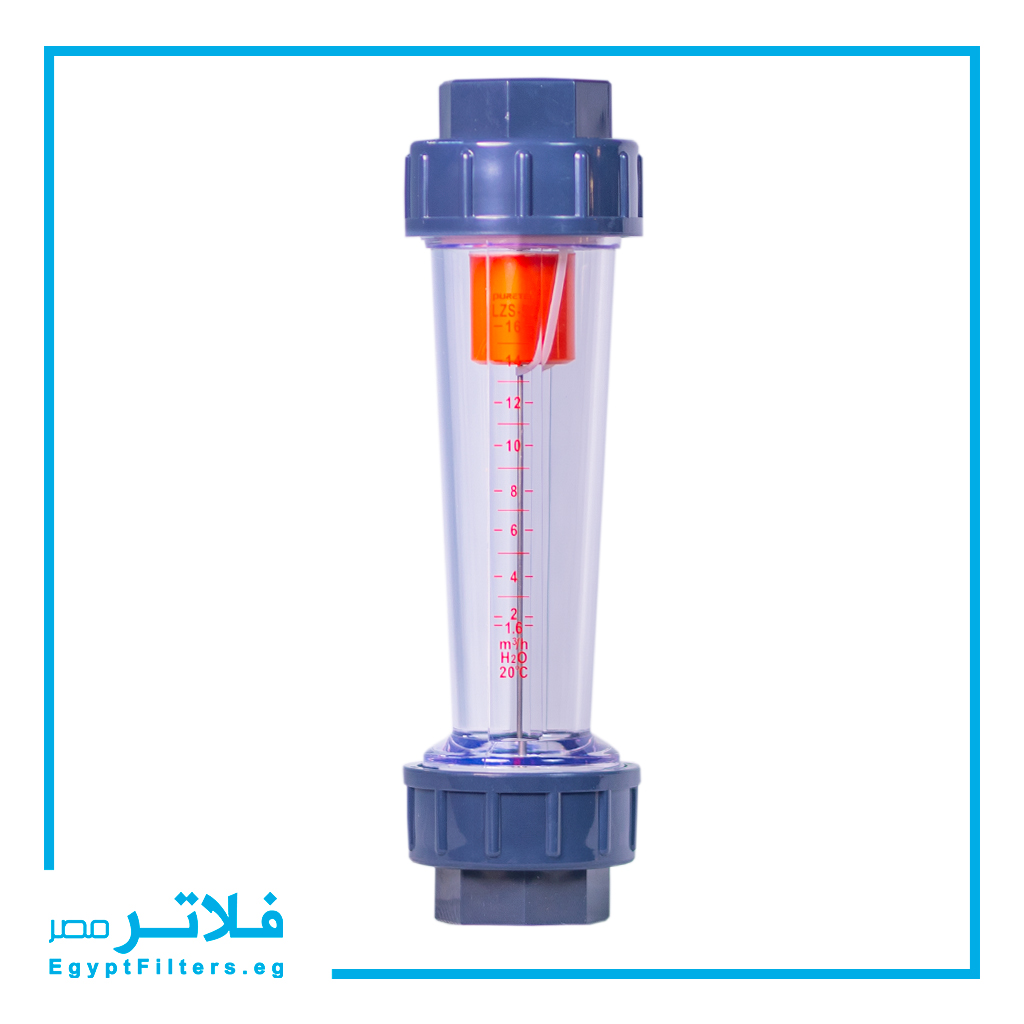 روتامتر  Puretec خطي (In-line) سعة 16 متر مكعب/ساعة - عداد سريان مياه صناعي
