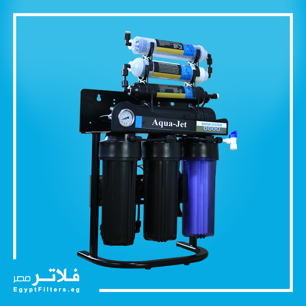 فلتر اكوا جيت 7 مراحل RO لتنقية مياه الشرب وإزالة الشوائب والأملاح